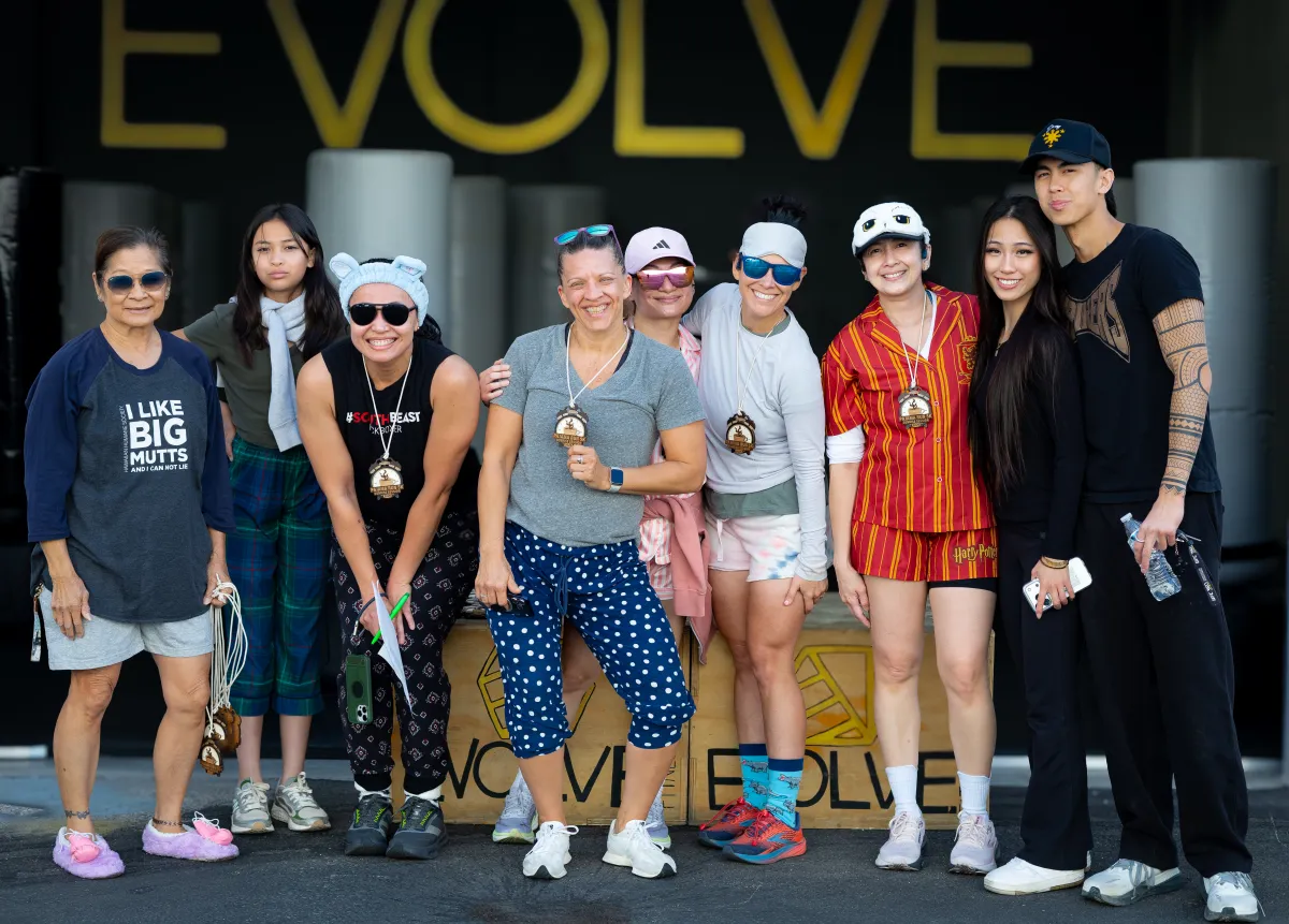 The Evolve Kickbox community at the studio in southwest Las Vegas