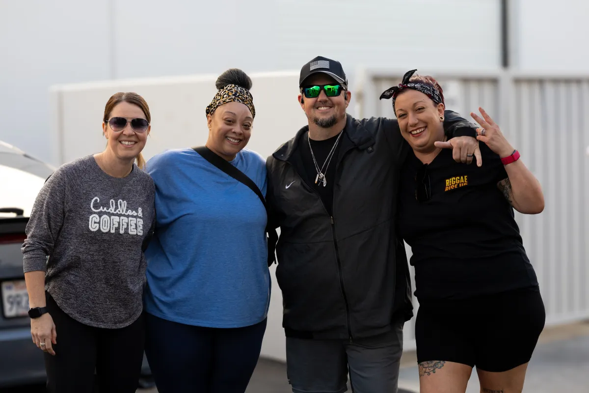 Evolve Kickbox members together at the boutique fitness studio in southwest Las Vegas